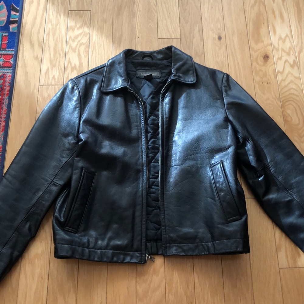 Leather 100 % jacket